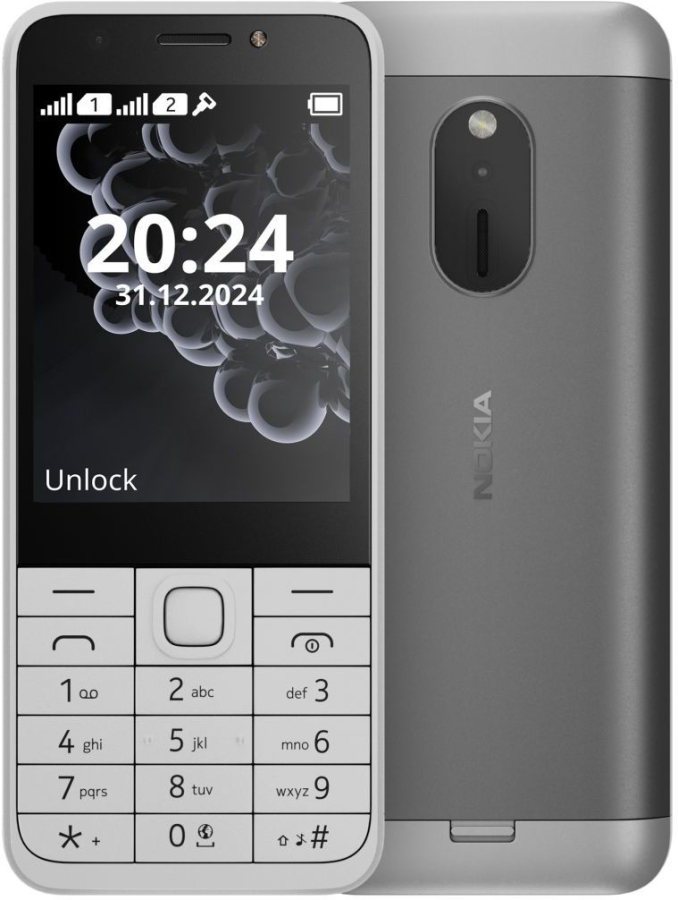 Mobilai tālrunis Nokia 230 2024 White (286944147)