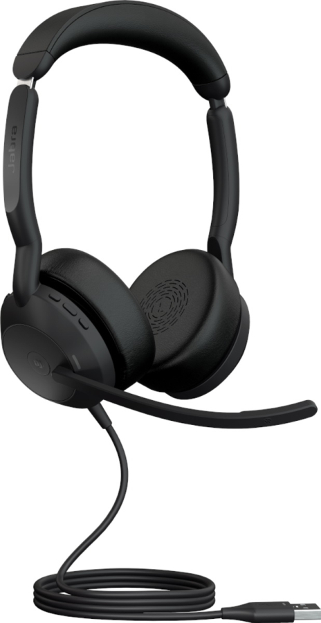 Austiņas Jabra Evolve2 50 MS Stereo USB-A Black (25089-999-999)
