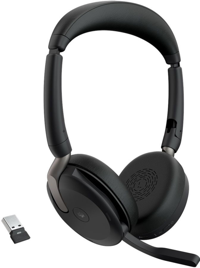 Headphones Jabra Evolve2 65 Flex MS USB-A Black (26699-999-999)