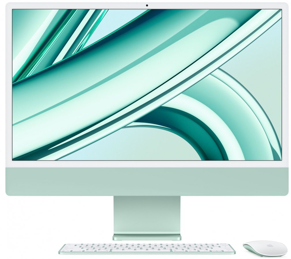 Personālais dators Apple iMac 24" 4.5K M3 8GB 256SSD INT Green (MQRA3ZE/A)