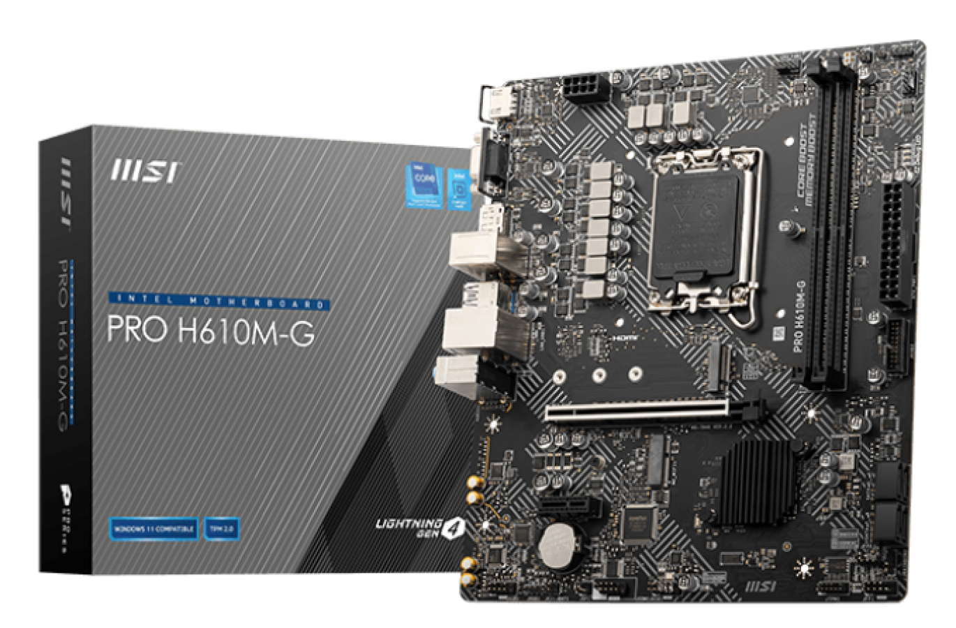 Pamatplate MSI PRO H610M-G DDR5 (PRO H610M-G)