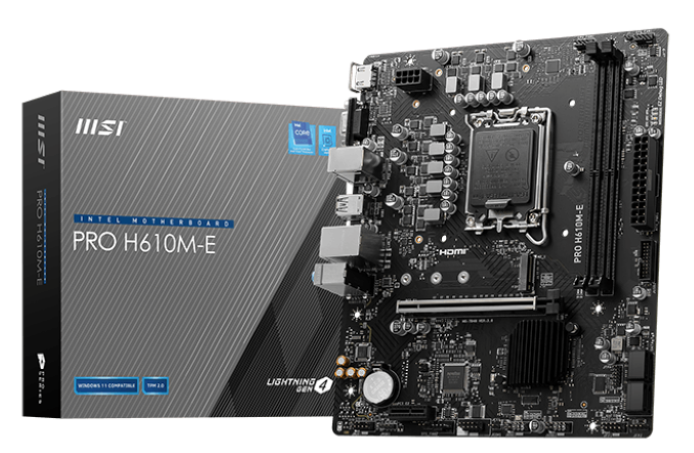 Pamatplate MSI PRO H610M-E (PRO H610M-E)