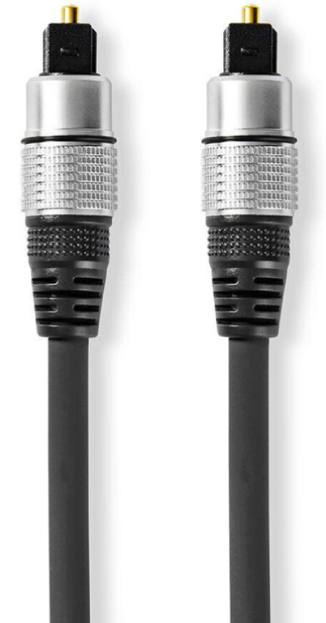 Kabelis Brackton Toslink Male - Toslink Male 1m (TOS-HC-0100.U)