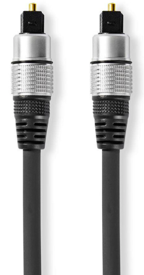 Cable Brackton Toslink Male - Toslink Male 2m (TOS-HC-0200.U)