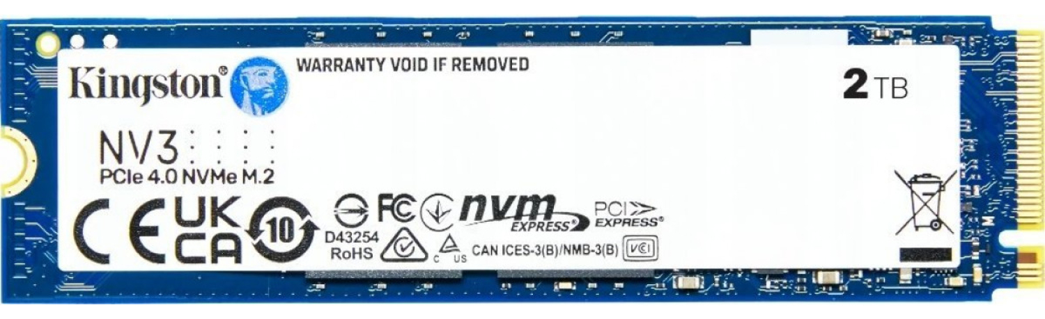 Cietais disks Kingston NV3 2TB (SNV3S/2000G)
