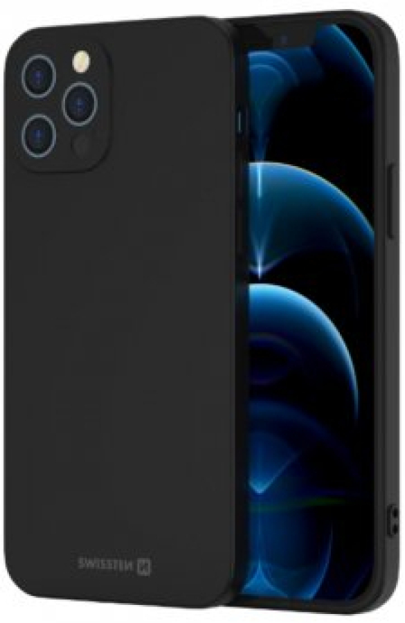 Maciņš telefonam Swissten Soft Joy Apple iPhone 16 Pro Max Black (34500378)