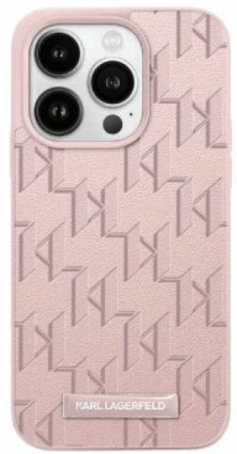 Maciņš telefonam Karl Lagerfeld Apple iPhone 15 Pro Max Pink (KLHMP15XPKHPORPP)