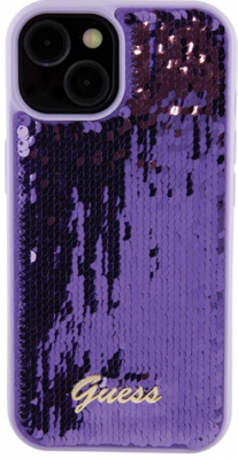 Case for Guess Apple iPhone 15 Pro Max Purple (GUHCP15XPSFDGSU)