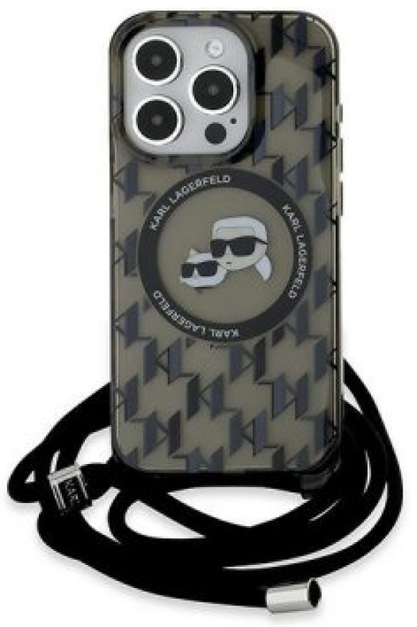Case for phone Karl Lagerfeld Apple iPhone 15 Pro Black (KLHMP15LHCKCKLCK)