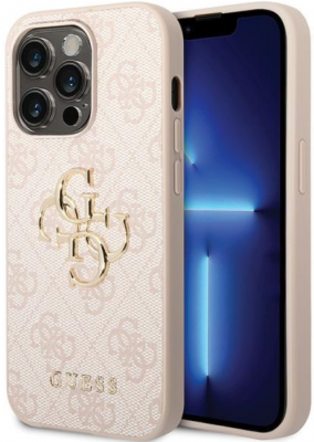 Maciņš telefonam Guess Apple iPhone 15 Pro Pink (GUHCP15L4GMGPI)