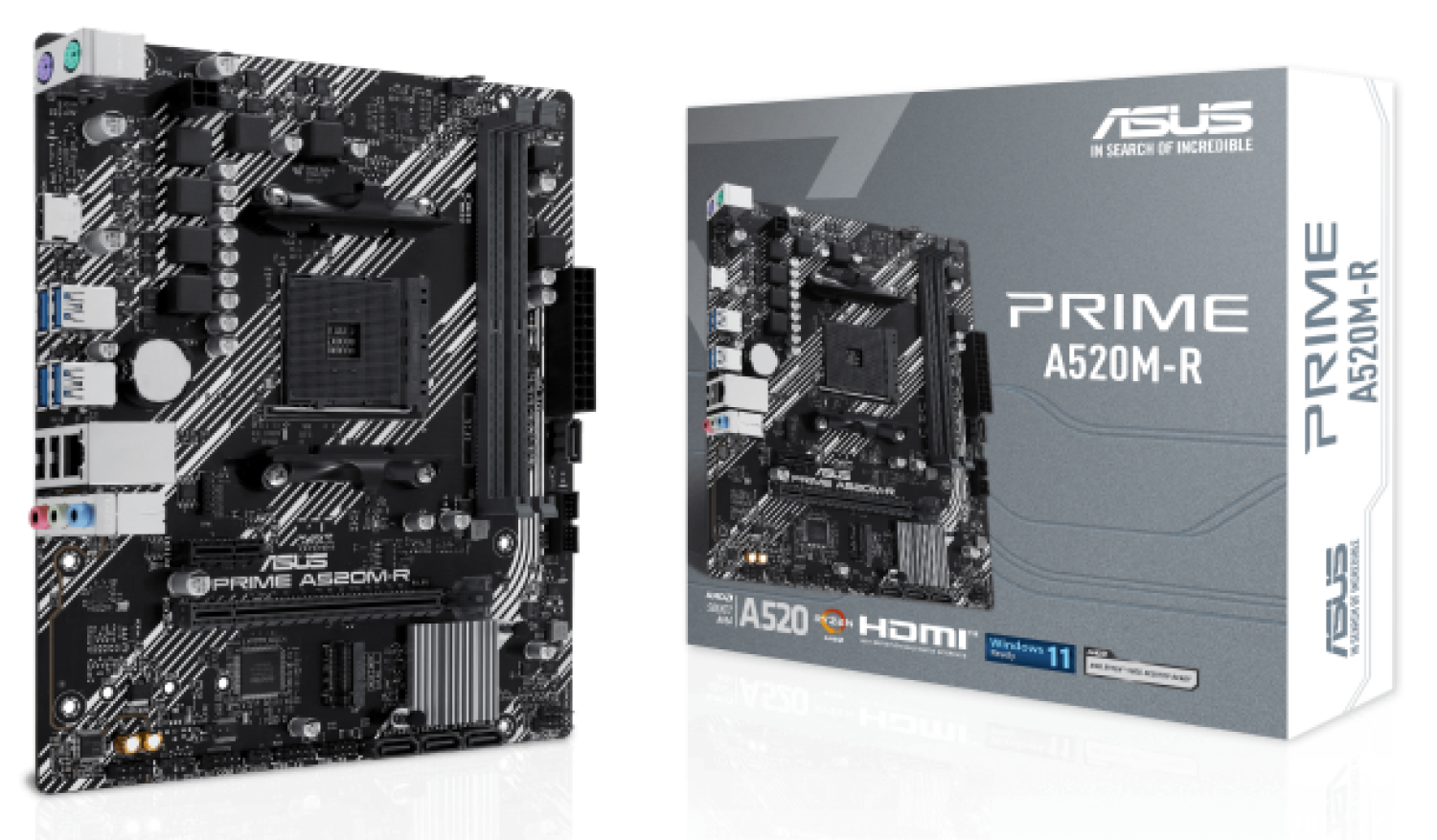Pamatplate ASUS PRIME A520M-R (90MB1H60-M0EAY0)