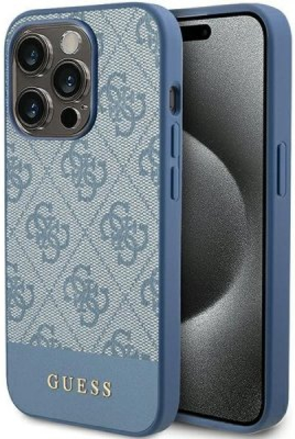 Maciņš telefonam Guess Apple iPhone 15 Pro Blue (GUHCP15LG4GLBL)