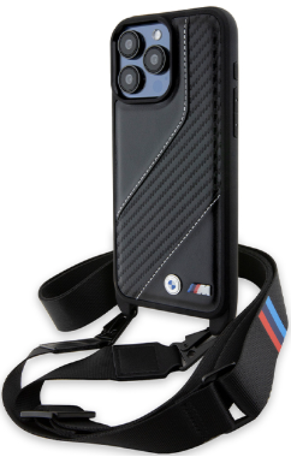 Case for phone BMW Apple iPhone 15 Pro Max Black (BMHCP15X23PSCCK)