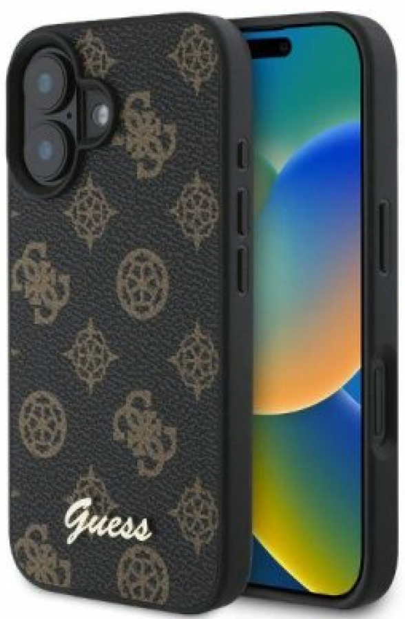 Case for Guess Apple iPhone 16 Black (GUHMP16SPGPYSK)