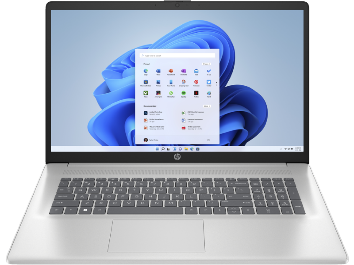Portatīvais dators HP 17-cp2007ny R5-7520u 8GB 512GB W11H (97X20EA#B1R)