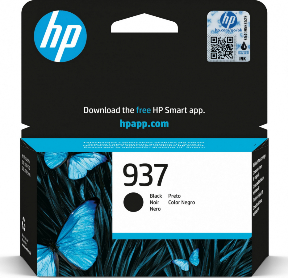 Ink cartridge HP 937 Black (4S6W5NE)