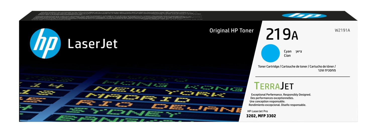 Toneris HP 219A Cyan (W2191A)
