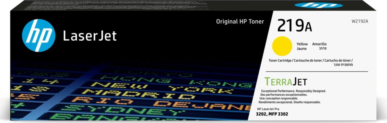 Toneris HP 219A Yellow (W2192A)