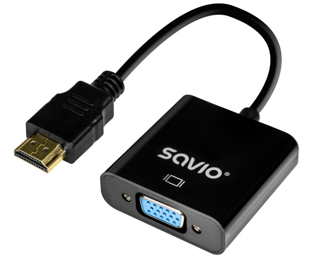 Savio HDMI Male - VGA Female (AK-75)