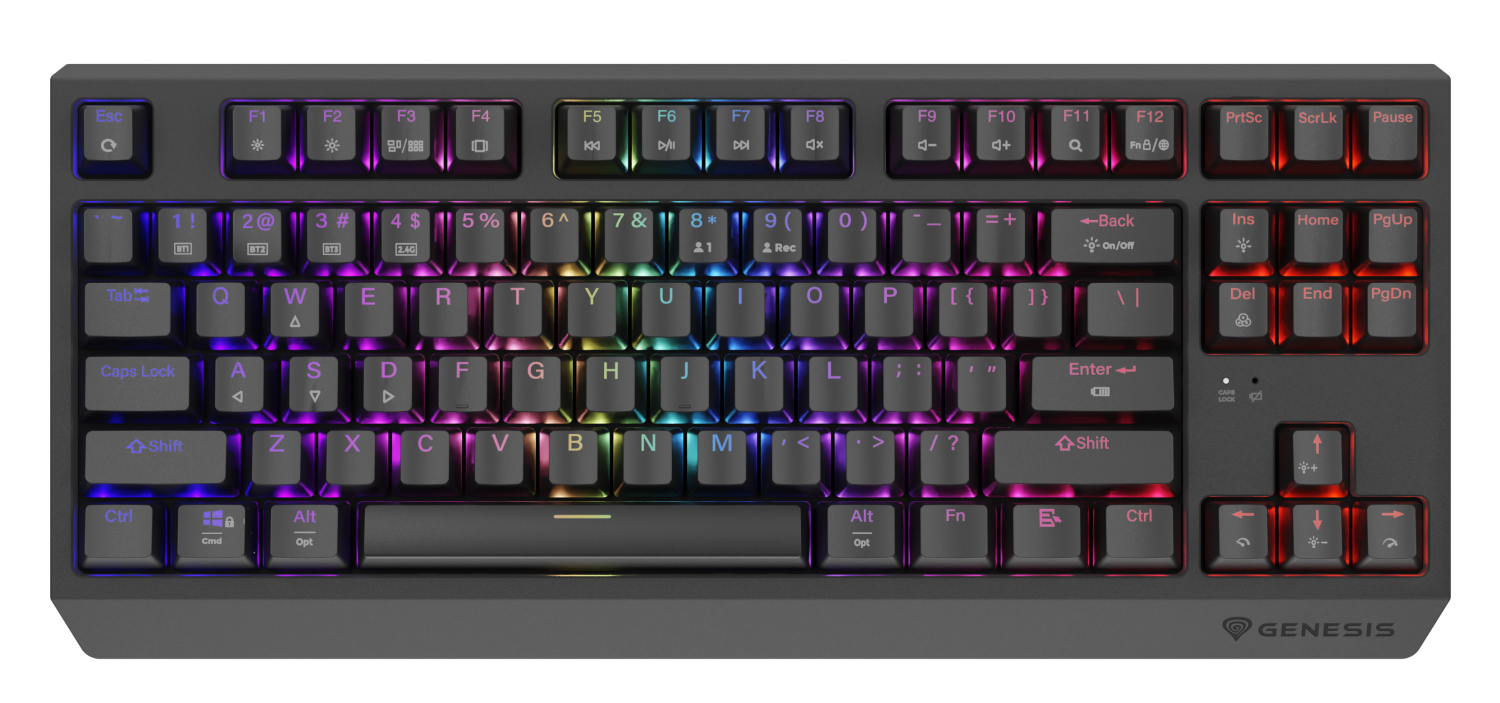 Klaviatūra Genesis Thor 230 TKL Outemu Red (NKG-2106)