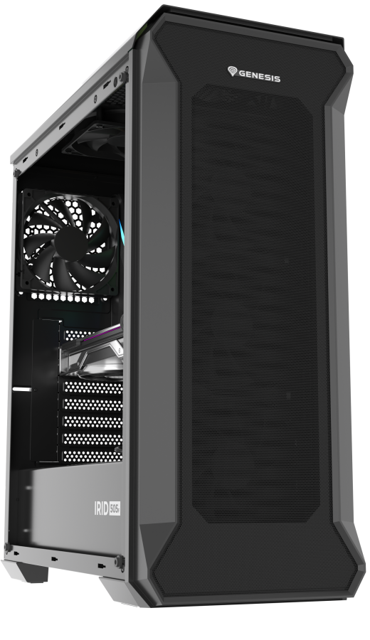 Datora korpuss Genesis IRID 505F Black (NPC-1997)