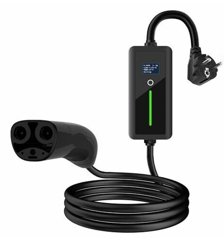 Elektroauto uzlādes kabelis HiSmart Mobile Charger 3.5kW NACS to Schuko 5m (EV200863)