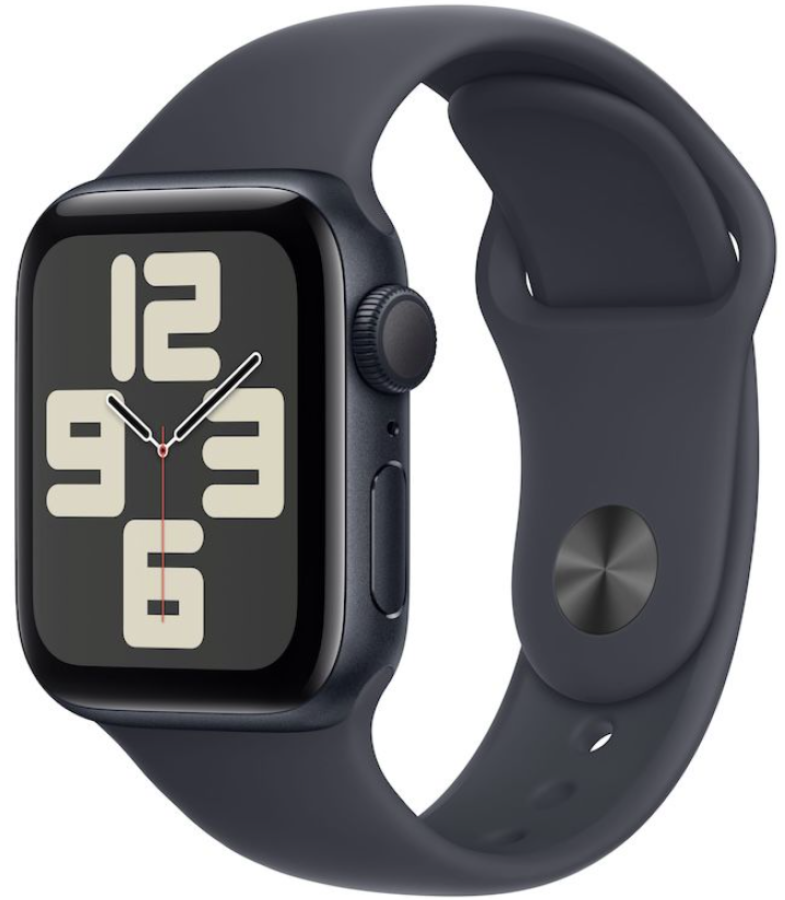 Viedpulkstenis Apple Watch SE 2024 GPS + Cellular 44mm Midnight M/ L (MXGM3ET/A)