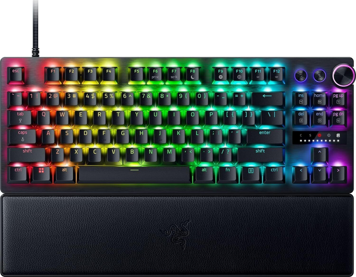 Klaviatūra Razer Huntsman V3 Pro Tenkeyless Black (RZ03-04980100-R3M1)