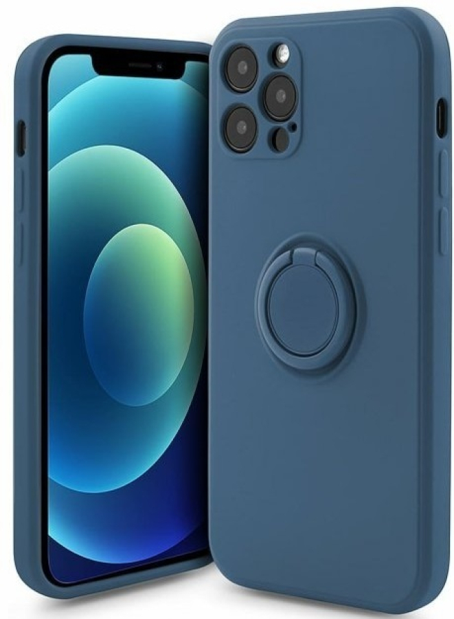 Maciņš telefonam Mocco Pastel Ring Case Galaxy S22 Plus 5G Blue (MO-RING-SA-S22PL-BL)