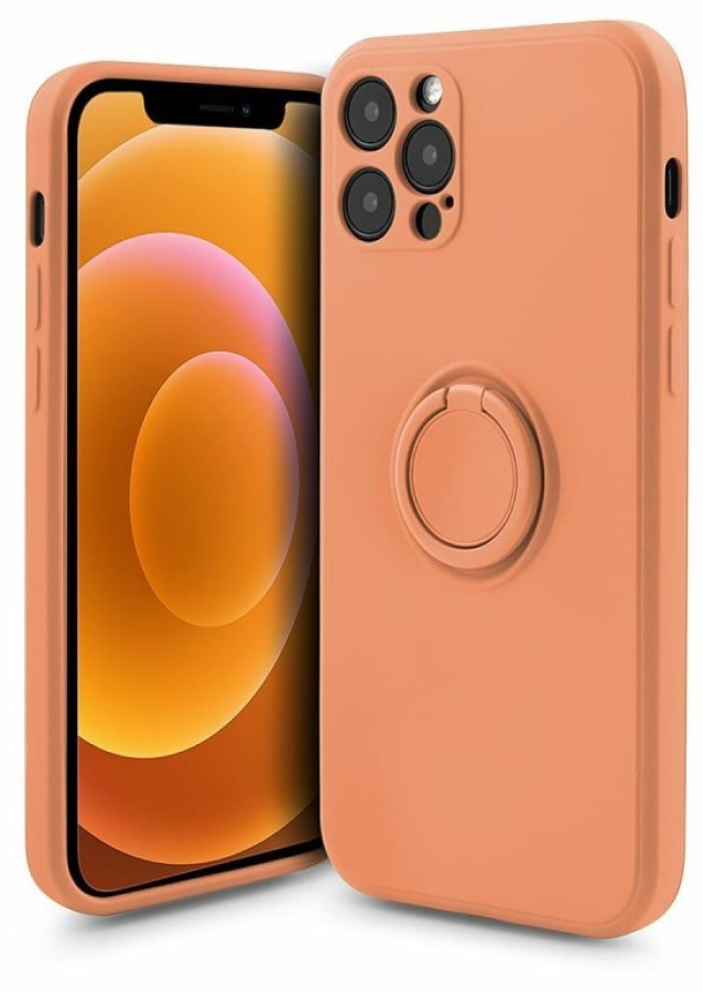 Maciņš telefonam Mocco Pastel Ring Case Galaxy S22 Plus 5G Orange (MO-RING-SA-S22PL-OR)