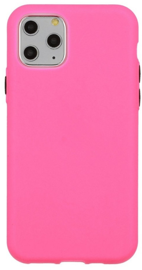 Maciņš telefonam Mocco Soft Cream Silicone Back Case iPhone 12 Mini Pink (MO-SC-AP-IPH12M-PK)
