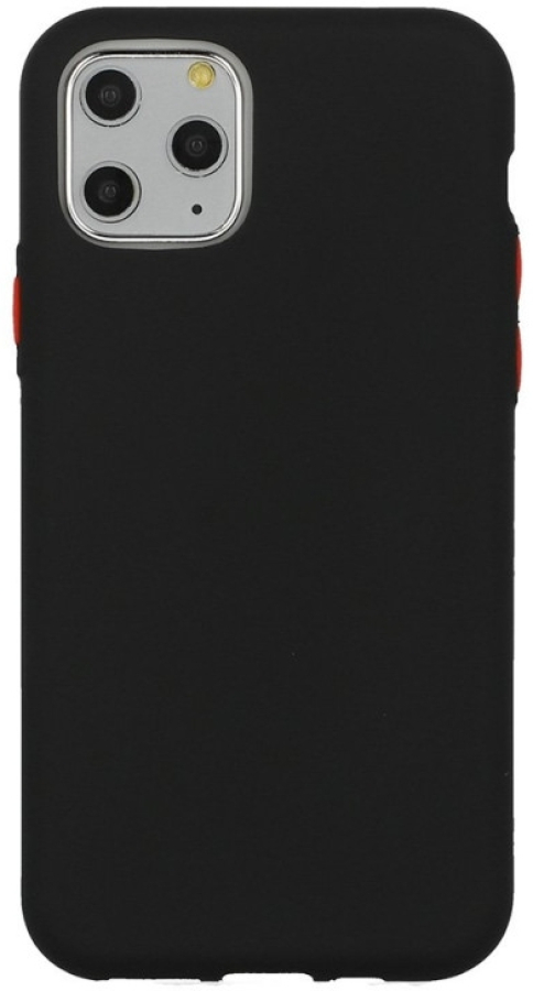 Maciņš telefonam Mocco Soft Cream Silicone Back Case Galaxy A42 5G Black (MO-SC-SA-A42-BK)