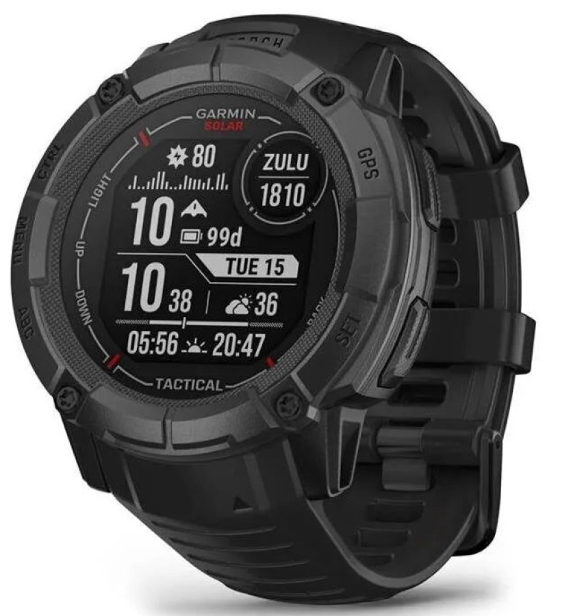 Viedpulkstenis Garmin Instinct 2X Solar Tactical Edition Black (010-02805-03)