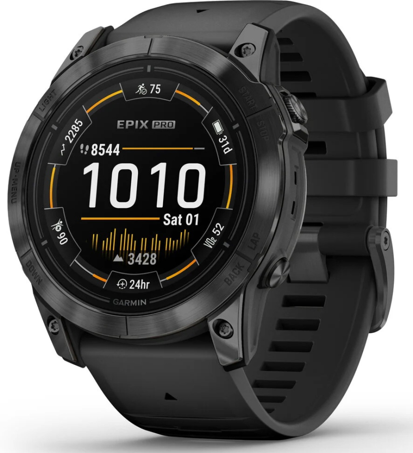 Viedpulkstenis Garmin Epix Pro 2 51mm Saphire Carbon Gray (010-02804-01)