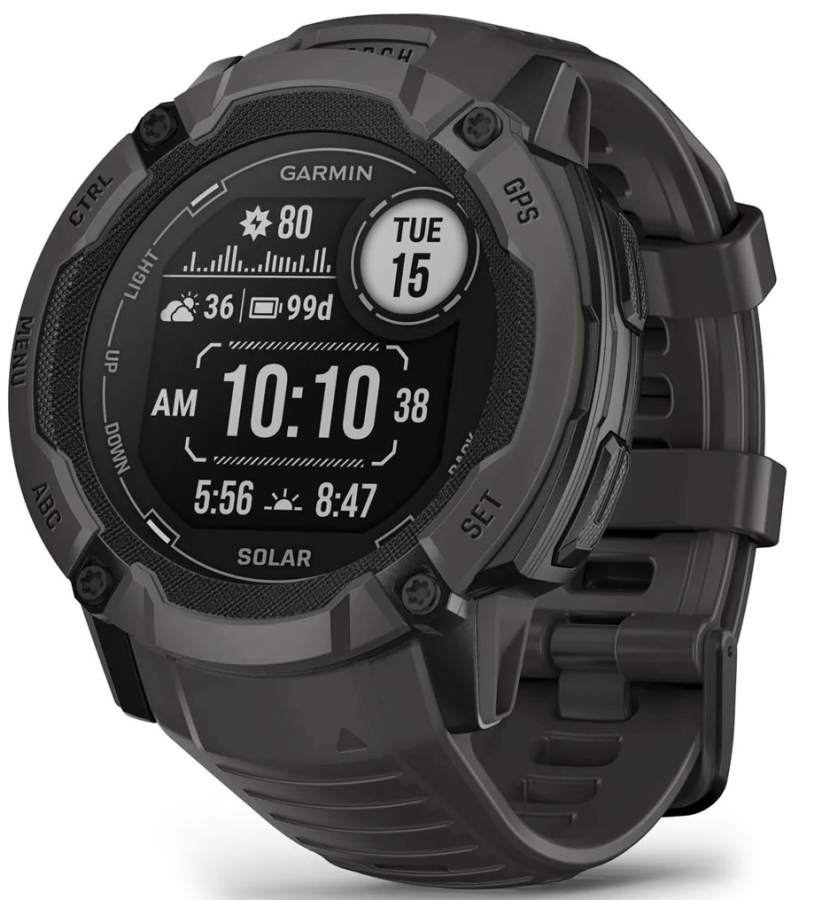 Viedpulkstenis Garmin Instinct 2X Solar Graphite (010-02805-00)