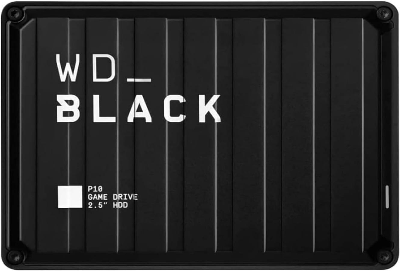 Ārējais cietais disks Western Digital 2TB P10 Game Drive Black (WDBA2W0020BBK-WES1)