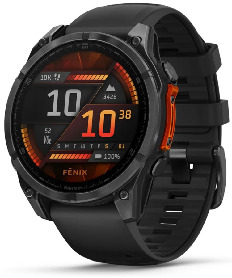 Viedpulkstenis Garmin Fenix 8 47mm Black (010-02904-00)