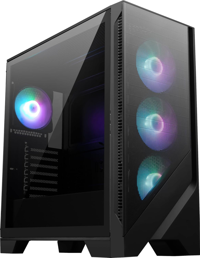 Datora korpuss MSI MAG FORGE 321R AIRFLOW Black (MAGFORGE321RAIRFLOW)