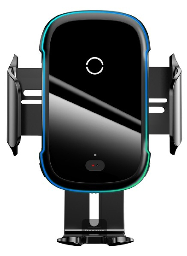 Phone holder Baseus Smart Vehicle Bracket Wireless Qi 15W Black (WXHW03-01)