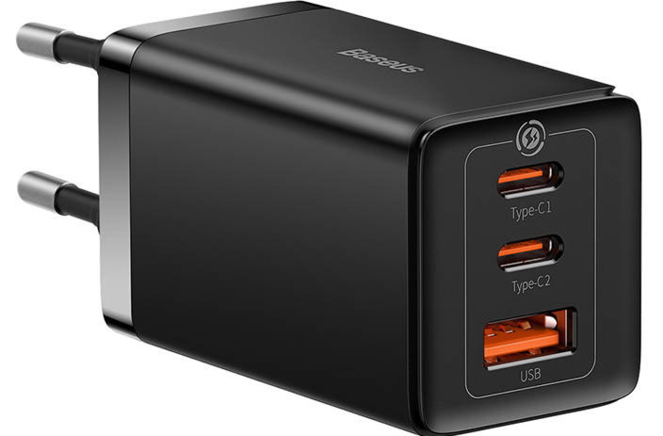 Lādētājs Baseus GaN5 Pro 65 W USB + 2 x USB-C (CCGP120201)
