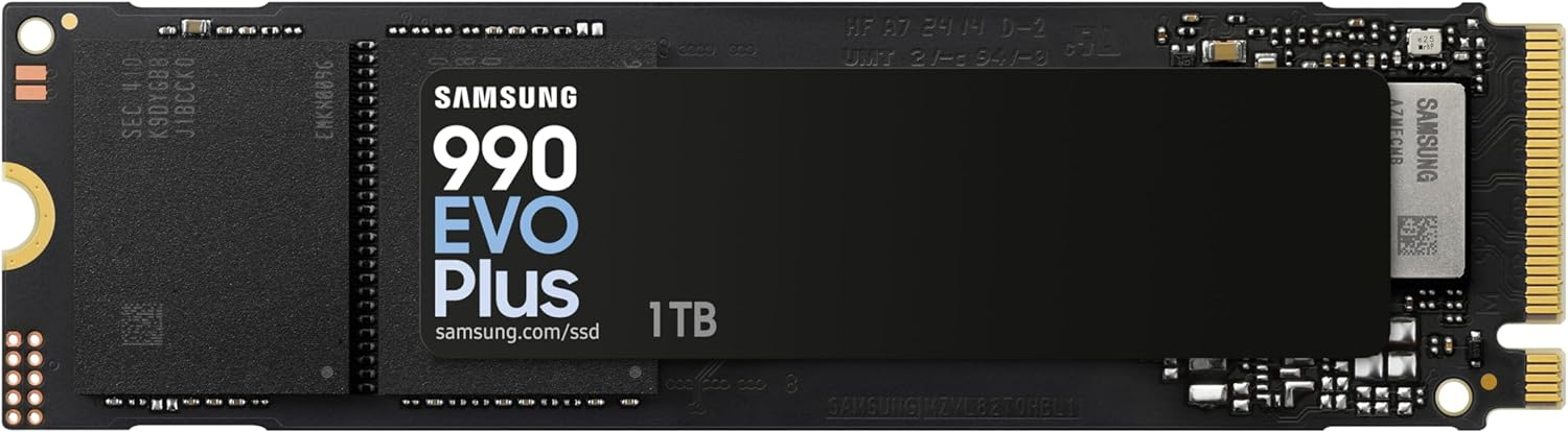 Cietais disks Samsung 990 EVO Plus 1TB (MZ-V9S1T0BW)