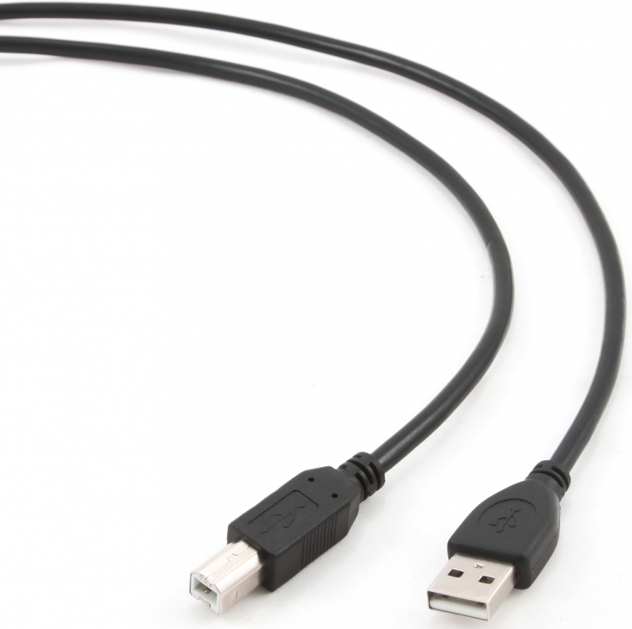 Cable Gembird USB Male - USB Male B 3m Black (CCP-USB2-AMBM-10)