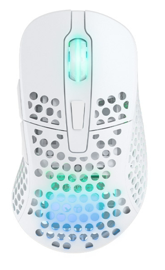 Computer mouse Cherry XTRFY M4 RGB Wireless white (M4W-RGB-WHITE)