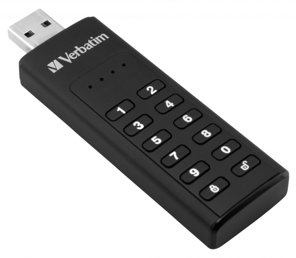 USB Atmiņa Verbatim 64GB Keypad Secure (49428V)