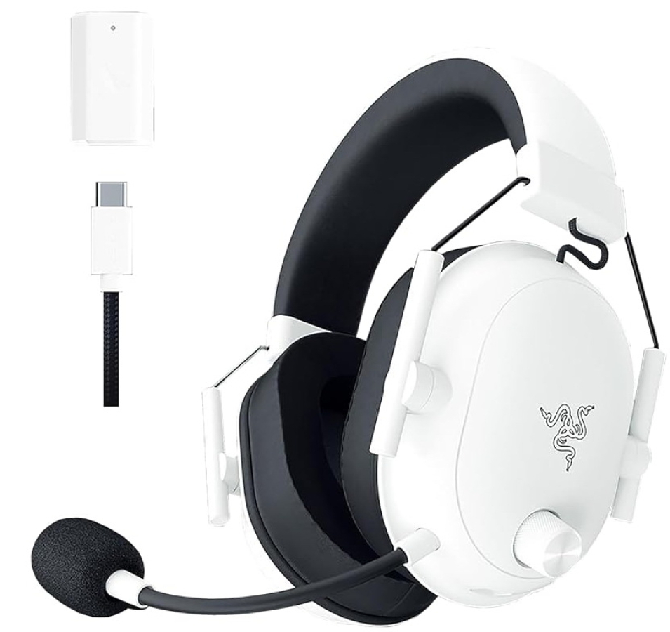 Austiņas Razer BlackShark V2 HyperSpeed White (RZ04-04960200-R3M1)