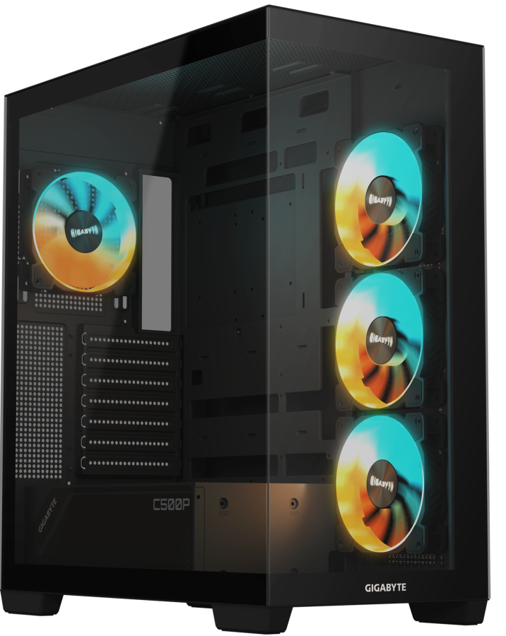 Computer case Gigabyte C500 PANORAMIC STEALTH Black (GB-C500P ST)