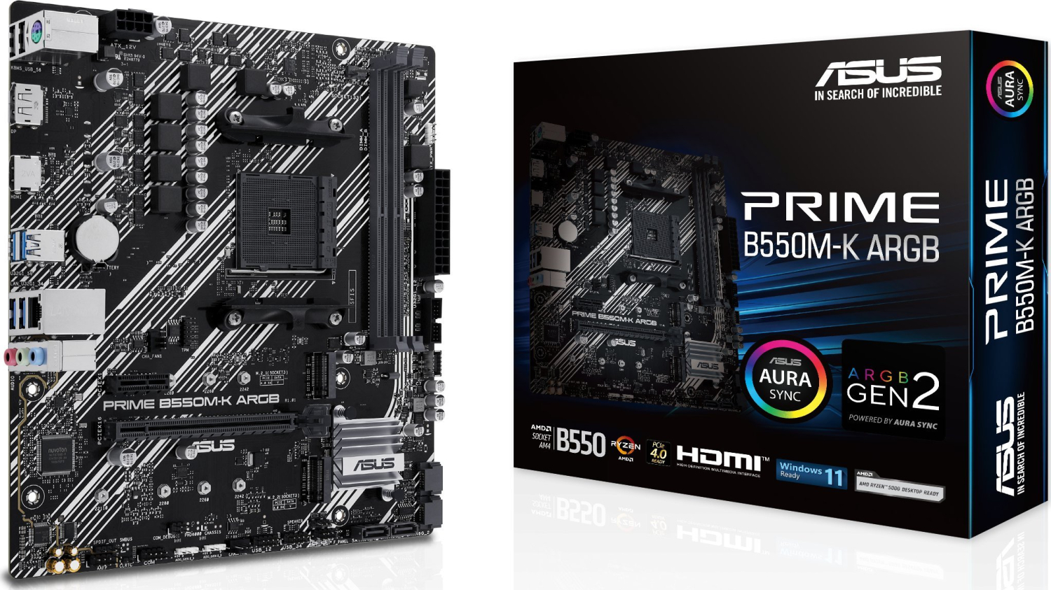 Pamatplate Asus Prime B550M-K ARGB (PRIMEB550M-KARGB)