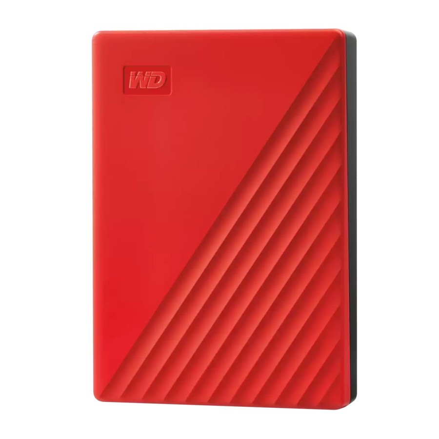 Ārējais disks WD 6TB My Passport 2.5" USB 3.2 Red (WDBR9S0060BRD-WESN)