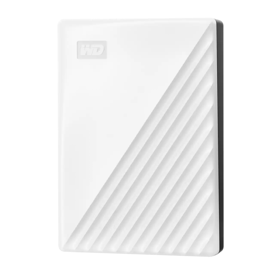 Ārējais disks WD 6TB My Passport 2.5" USB 3.2 White (WDBR9S0060BWT-WESN)