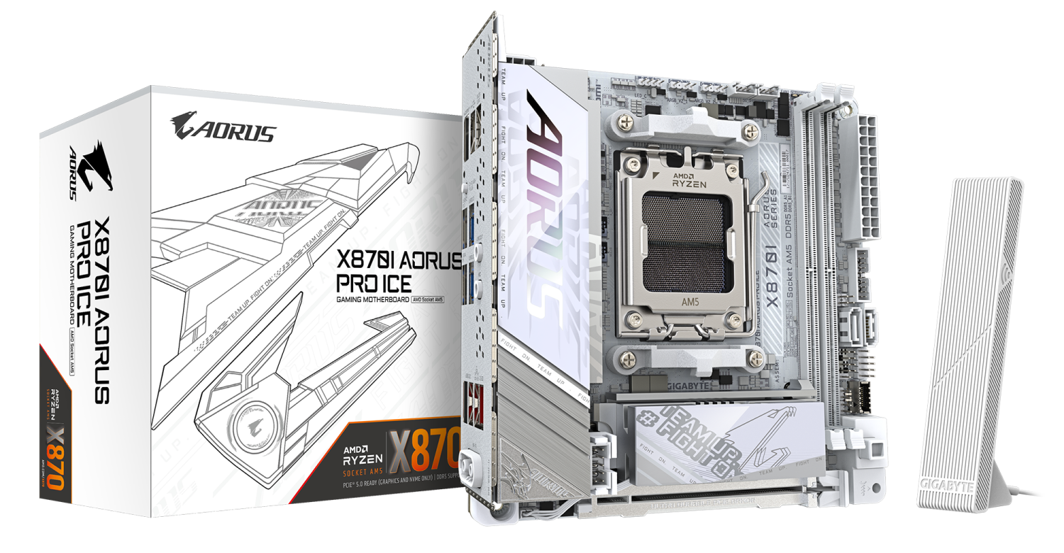 Pamatplate Gigabyte X870I Aorus Pro Ice (X870I AORUS PRO ICE)